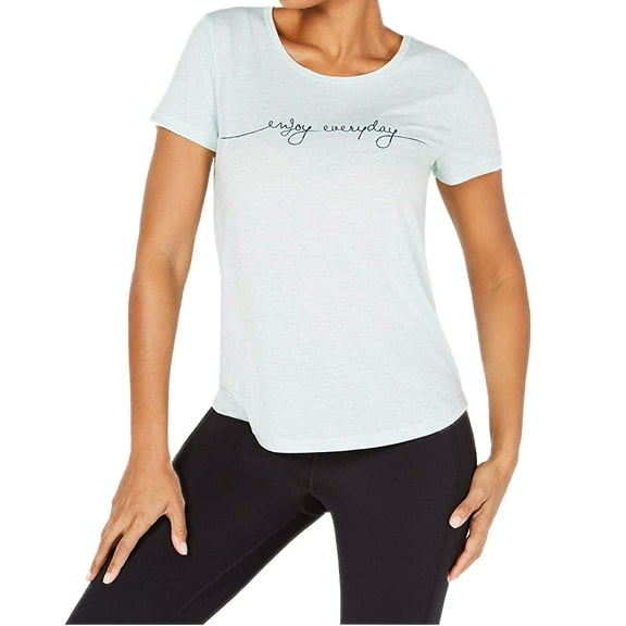 Ideology Womens Enjoy Everyday Graphic V Back Top