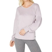 Ideology Womens Fitness Activewear Sweatshirt Pink S