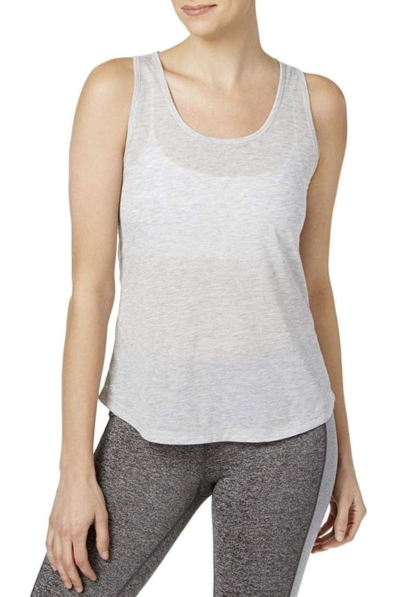 Womens Fitness Breathability Tank Top Gray M