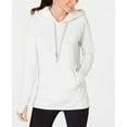 thumbnail image 1 of Ideology Womens Fleece Lined Hoodie,Whisper Heather,Large, 1 of 1