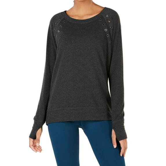 Ideology Womens Grommet Trimmed Top;XX-Large