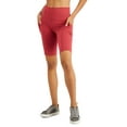 thumbnail image 1 of Ideology Womens High-Rise Pocket Bike Shorts, Size-X-Small, 1 of 1