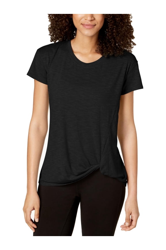 Womens Knot Front T T-Shirt