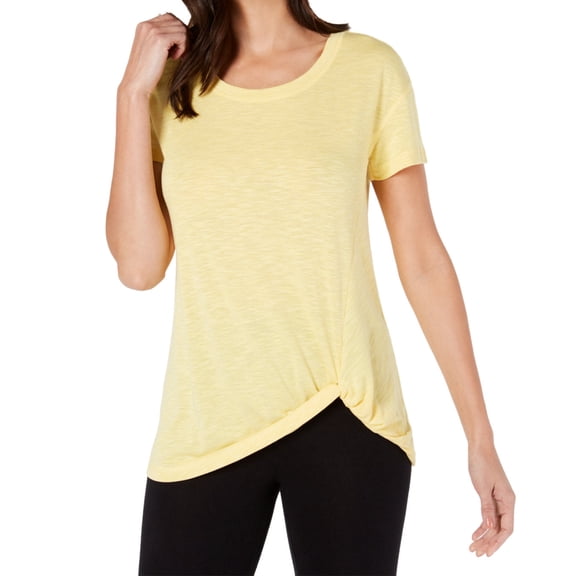 Ideology Womens Knot front T-Shirt