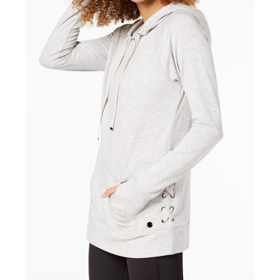 Ideology Womens Lace Up Sides Hoodie