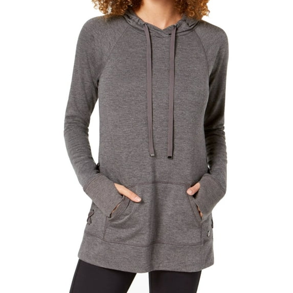 Ideology Womens Lace Up Sides Hoodie