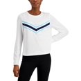thumbnail image 1 of Ideology Womens Long Sleeve Chevron Pullover Top, 1 of 3