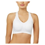 ID Ideology Women's Performance Snake-Embossed Low Impact Sports Bra White  Size X-Small 