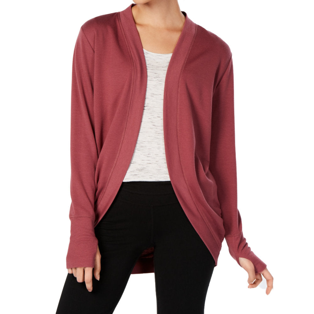 IDEOLOGY Womens Coral Stretch Long Sleeve Open Cardigan Sweater XL -  Walmart.com