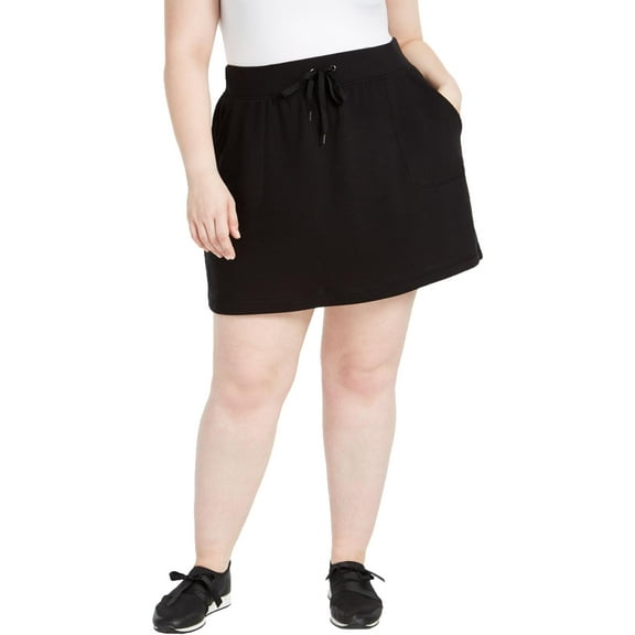 Ideology Womens Plus Fitness Workout Skirt