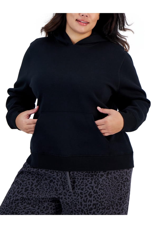 Womens Plus Fleece Comfy Hoodie