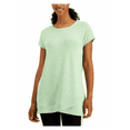 thumbnail image 1 of Ideology Womens Short-Sleeve T-Shirt,Pistachio Od,Medium, 1 of 3