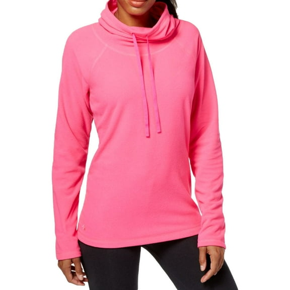 Ideology Womens Space Dyed Funnel Neck Top