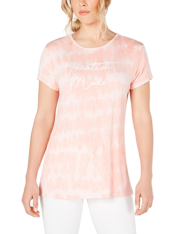 Womens Split-Back Graphic T-Shirt