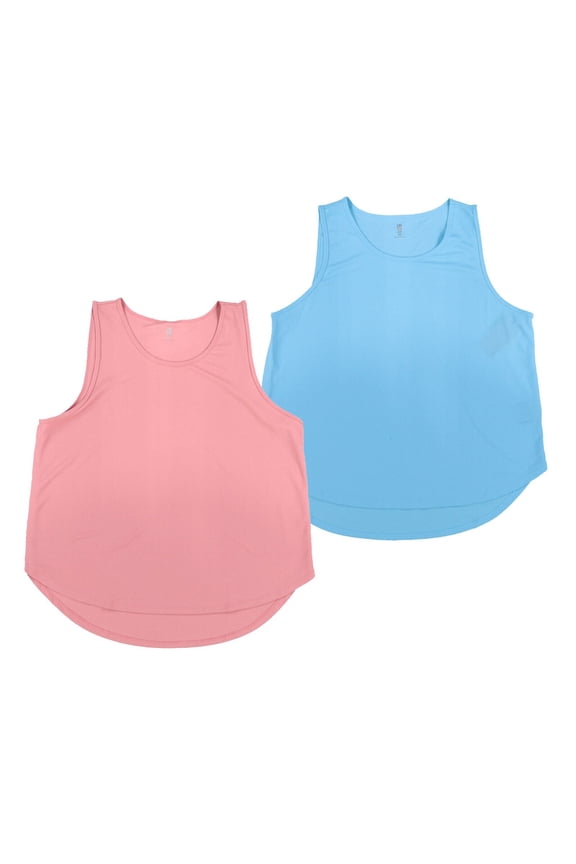 Womens Tank Top Birdseye Mesh Athleticwear Sleeveless Top 2XL New