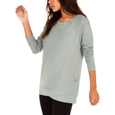 Ideology Womens Ribbed Coldshoulder Top Yellow S main image 0
