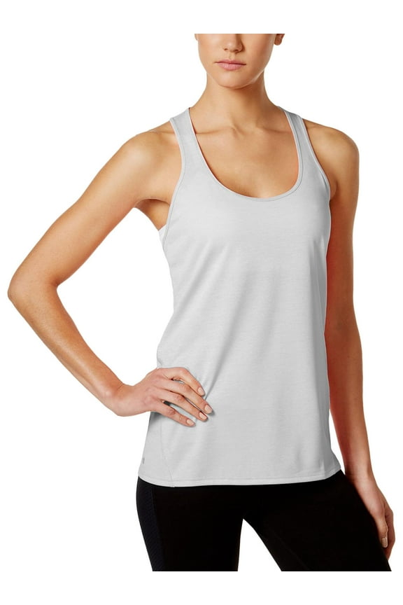 Womens Yoga Fitnesss Tank Top Silver S