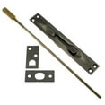 thumbnail image 1 of Idh by St. Simons 11020-15A Solid Brass Extension Flush Bolt UL Standard Rod, Antique Nickel - 12 in., 1 of 1