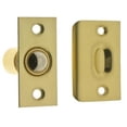 thumbnail image 1 of Idh by St. Simons 12011-004 Solid Brass Wide Square Roller Ball Catch, Satin Brass, 1 of 1
