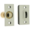 thumbnail image 1 of Idh by St. Simons 12011-014 Solid Brass Wide Square Roller Ball Catch, Bright Nickel, 1 of 1