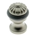 thumbnail image 1 of Idh by St. Simons 13094-015 Solid Brass Melon Bullet Door Bumper Door Stop, Satin Nickel, 1 of 1