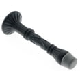 thumbnail image 1 of Idh by St. Simons 13097-019 Solid Brass Ribbon & Reed Arrow Base Door Stop, Matte Black - 4 in., 1 of 1