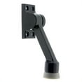 thumbnail image 1 of Idh by St. Simons 13100-019 Solid Brass Square Kickdown Door Stop Holder with 4.5 in. Projection, Matte Black, 1 of 1