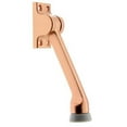 thumbnail image 1 of Idh by St. Simons 13102-008 Solid Brass Square Kickdown Door Stop Holder with 5.5 in. Projection, Bright Copper, 1 of 1