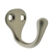 thumbnail image 1 of Idh by St. Simons 17014-015 Solid Brass Single Hook, Satin Nickel, 1 of 1