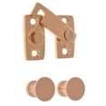 thumbnail image 1 of Idh by St. Simons 21021-008 Solid Brass Shutter Bar Kit, Bright Copper, 1 of 1