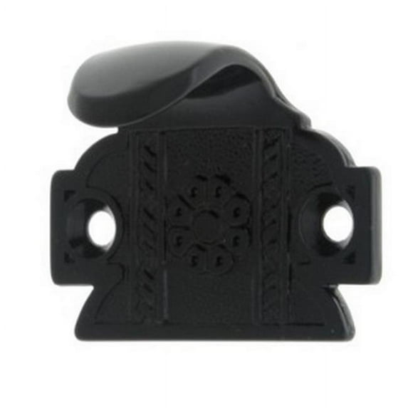 Idh by St. Simons 21050-019 Solid Brass Heavy Duty Ornamental Sunburst Sash Lift, Matte Black