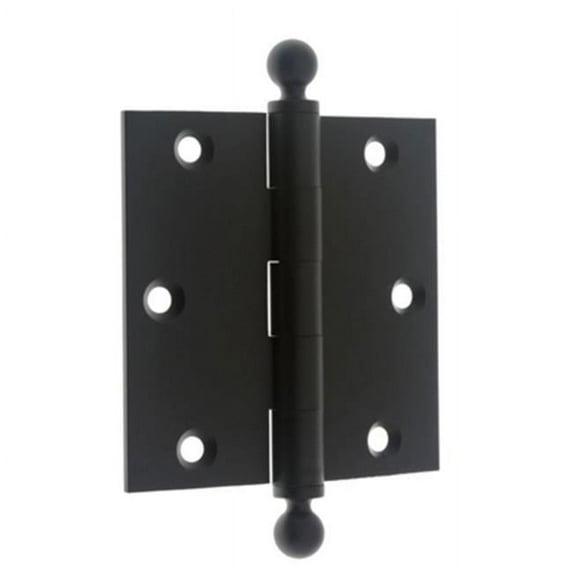 Idh by St. Simons 80102-10B 3.5 x 3.5 in. Ball Tip Loose Pin Door Hinge - Oil-Rubbed Bronze, Pair