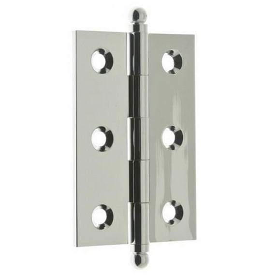 Idh by St. Simons 82517-026 Solid Brass Cabinet Hinges, Polished Chrome - 2.5 x 1.7 in.