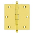 thumbnail image 1 of Idh by St. Simons 82525-003 Solid Brass Cabinet Hinges, Polished Brass - 2.5 x 2.5 in., 1 of 1