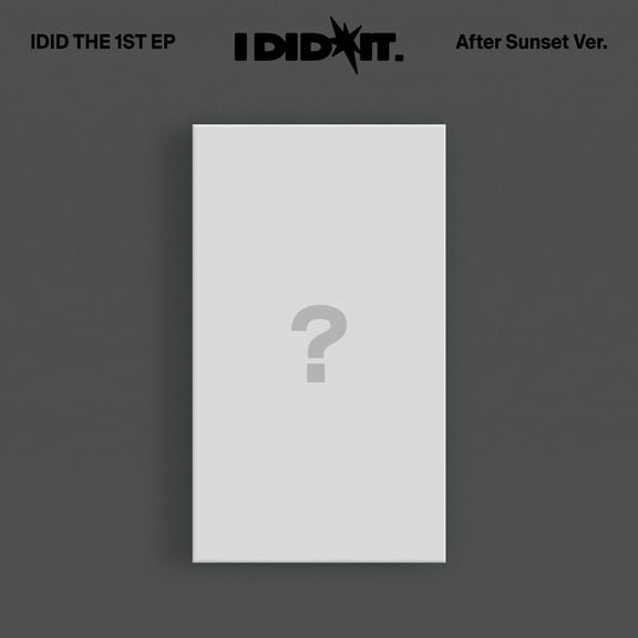 Idid - I Did It. (After Sunset Ver.) - Music & Performance - CD