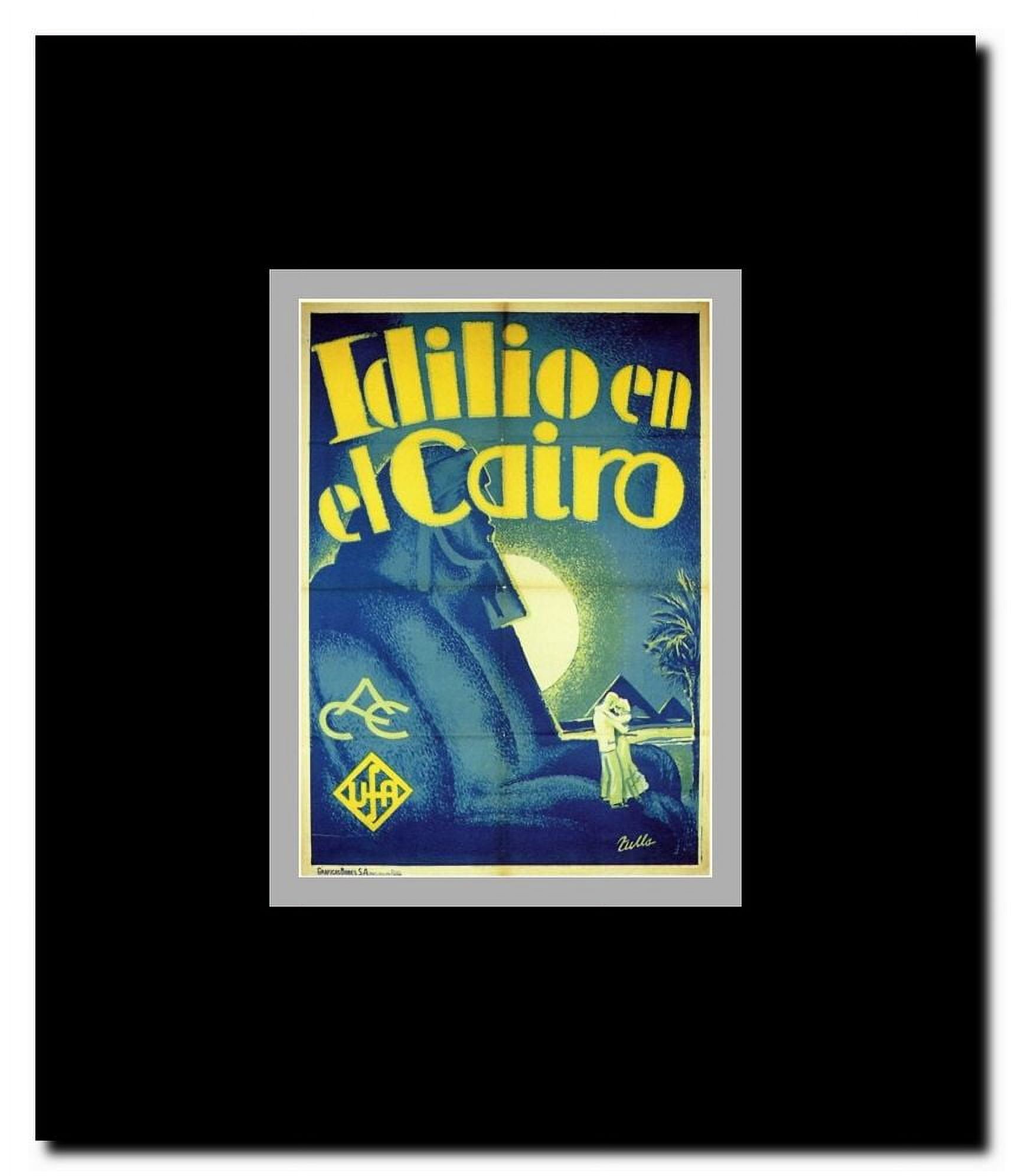 Idilio en el Cairo Framed Movie Poster