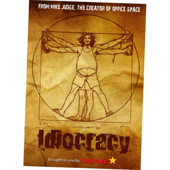 Idiocracy Movie Poster Reprint 27inx40in for any room 27x40 #502898 Square Adults Poster Time