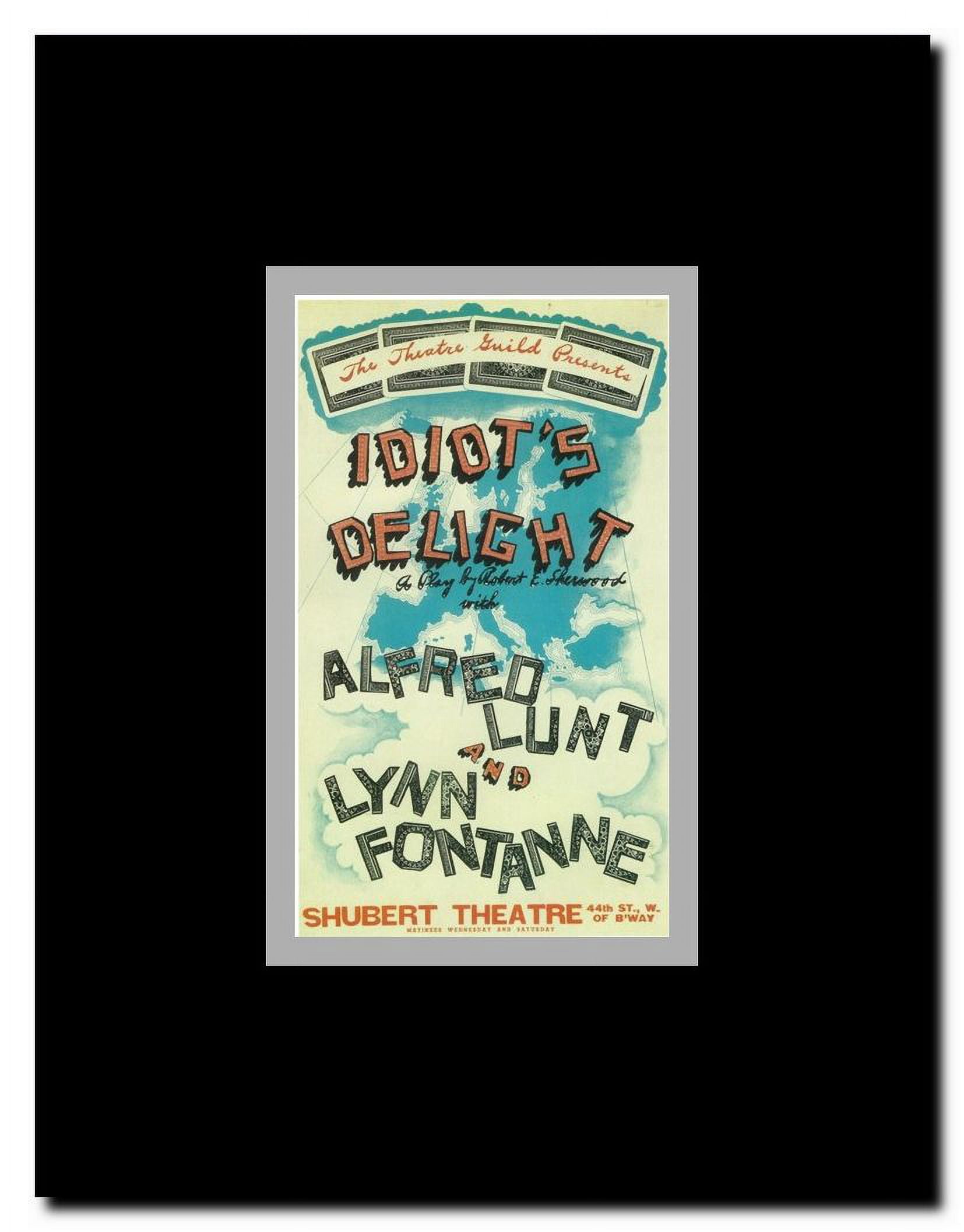 Idiot's Delight (Broadway) Framed Movie Poster