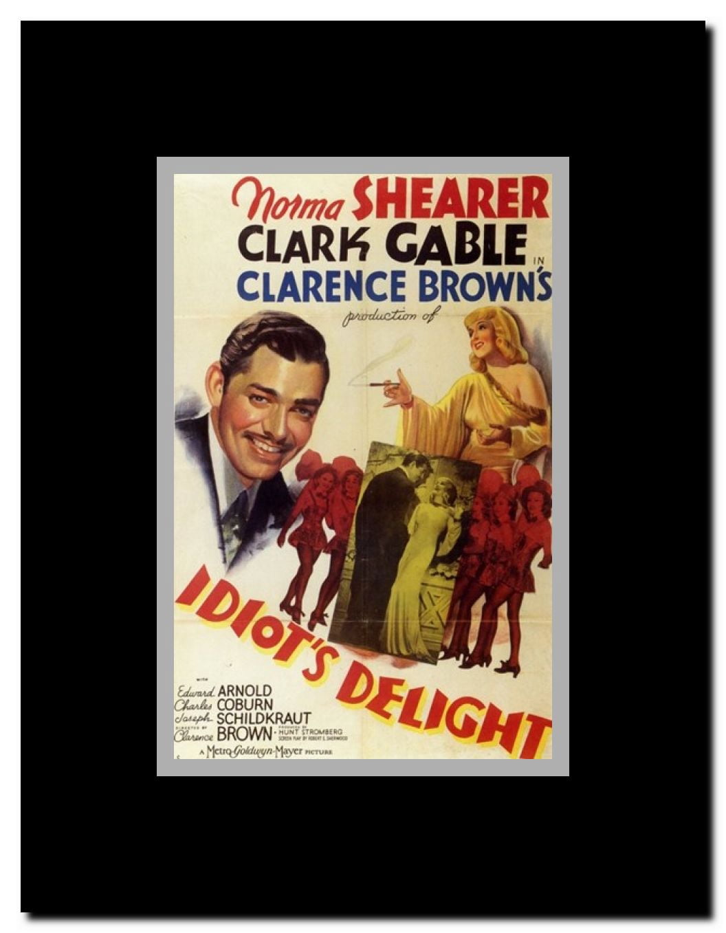 Idiot's Delight Framed Movie Poster