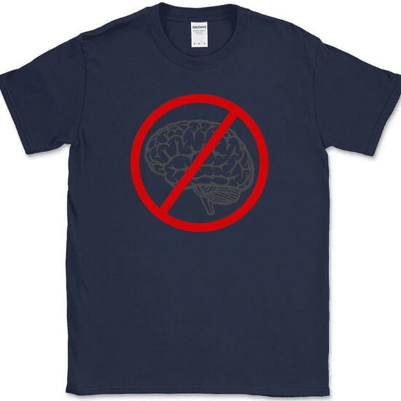 Idiotcracy Anti-Brain T-Shirt Funny Movie Moron Humor Novelty Tee - Navy, 4XL