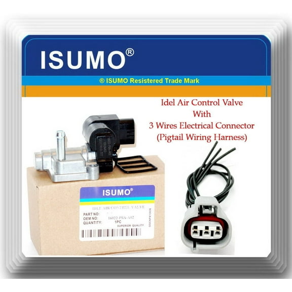 Idle Air Control Valve With Connector Fits: Acura CL MDX TL Honda CR-V Pilot