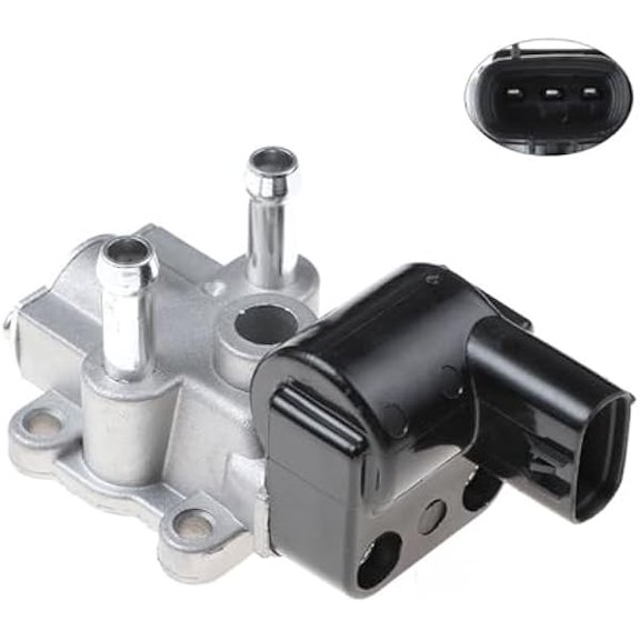 Idle Air Control Valve with Gasket 22270-03030, 1 Pc, Applicable to Gracia Mark II Wagon Qualis Solara 3SFE 5SFE, Stable Idle Operation