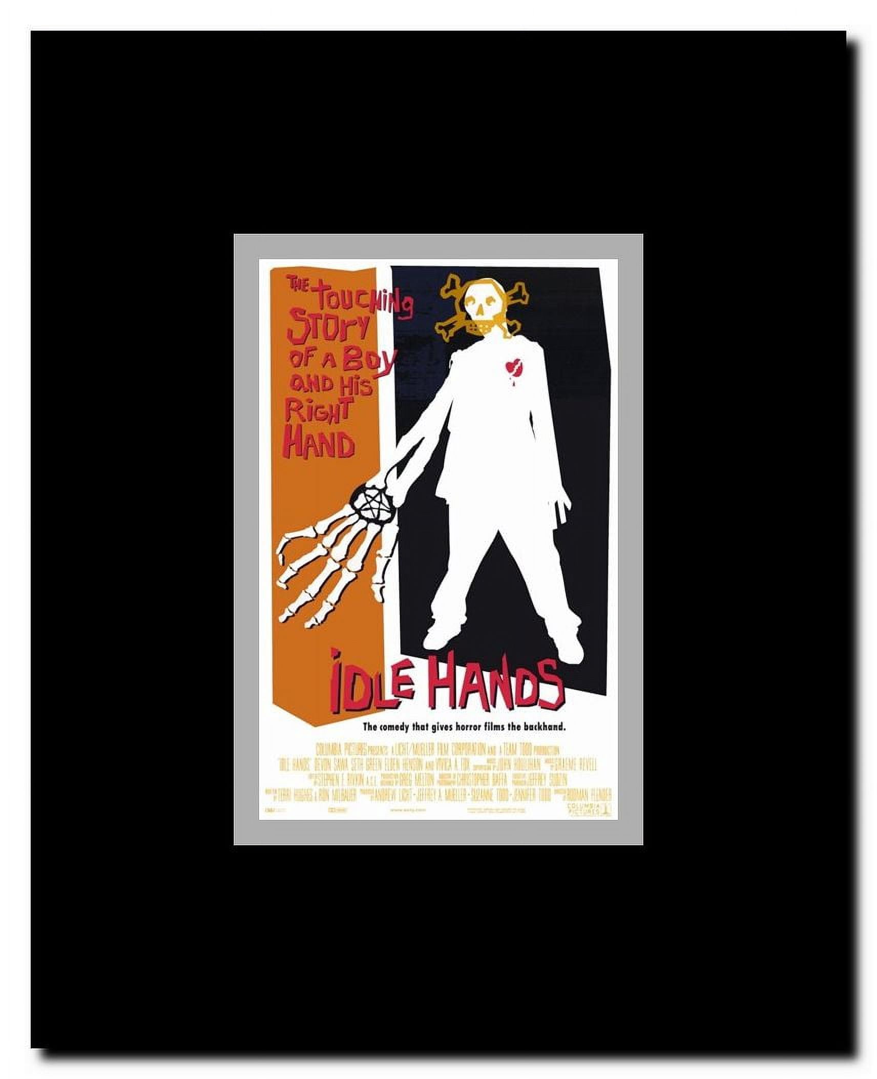 Idle Hands Framed Movie Poster