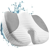 Hot Tub Booster Seat, 4D Air Mesh Weighted Hot Tub Pillow with Powerful Non-Slip Suction Cups, Ergonomic Booster Cushion, Quick Dry Spa Pillow Hot Tub Accessories for Adults Indoor Outdoor