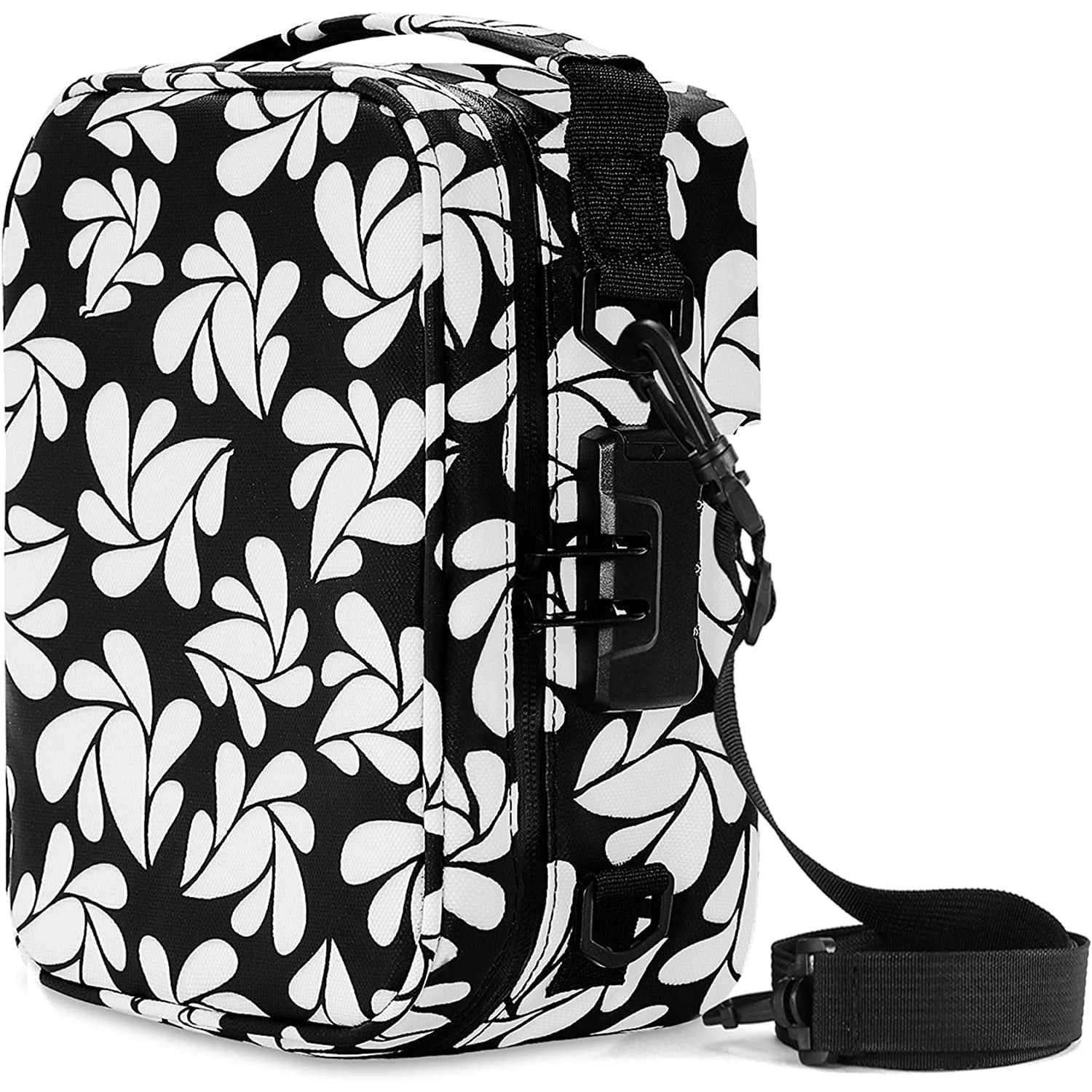 Idle Hippo Locking Medicine Bag with Lock Home First Aid Bag Smell Proof Bag for Travel