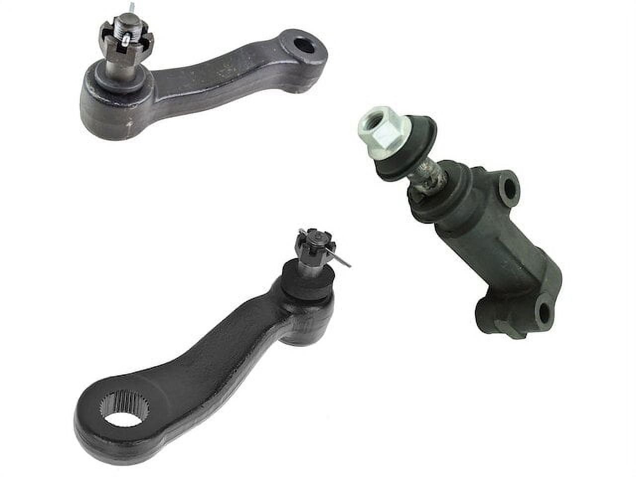 Idler Arm and Pitman Arm Kit 3 Piece Compatible with 2001 2010 Chevy Silverado 2500 HD