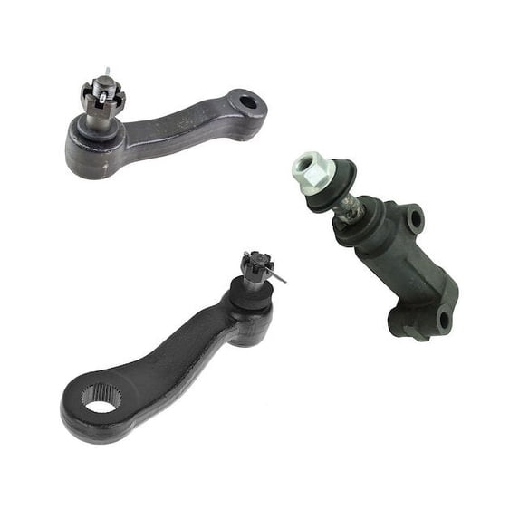 Idler Arm and Pitman Arm Kit 3 Piece - Compatible with 2007 GMC Sierra 3500 Classic