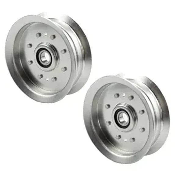 Idler Pulley Compatible with John Deere 100 Series Models Parts GY22082 GY20629 GY20110 MTD 756-05034 (2-Pack)