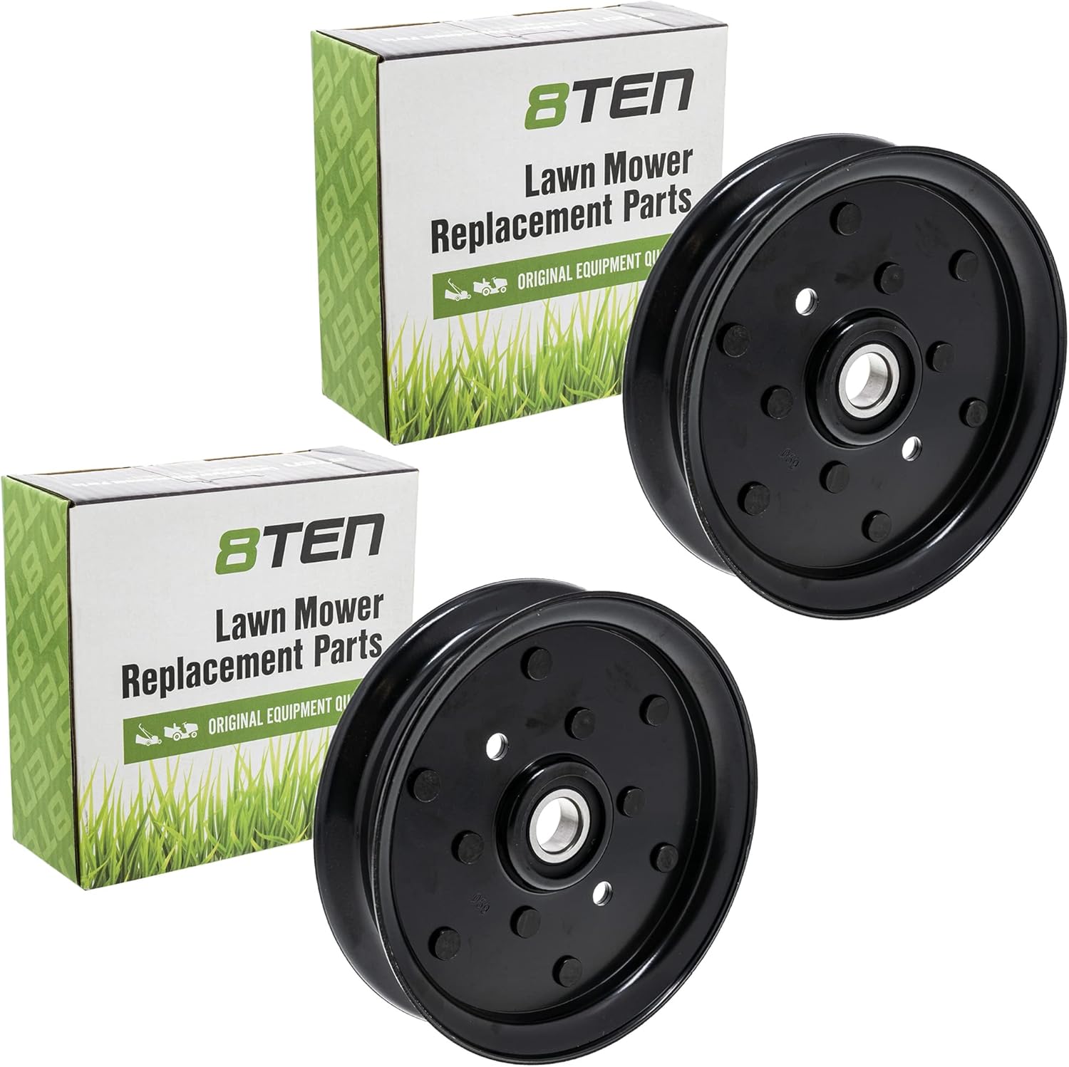 2er Pack Flache Spannrolle – Ersatz Für Exmark, John Deere, Toro & Mehr, Passt Für 1-613098, TCA19779 U.a.