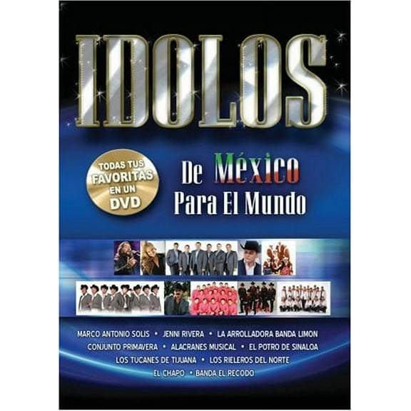 Idolos De Mexico Para El Mundo (Music DVD) (Amaray Case)